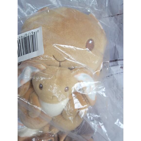 Kid Preferred Guess How Much I Love You brown Hare & Baby Security Lovey New - Picture 5 of 7